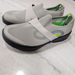 Oofos OOmg Low Men's Slip-On Sneakers Gray, Black And Green Men's Size 11